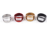 Bague Décapsuleur<br>Colorée - Queue de Coq