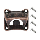 Décapsuleur mural<br>Vintage - Queue de Coq