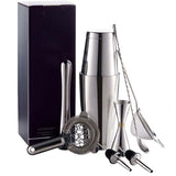 Kit pour cocktail<br>7 pièces en inox - Queue de Coq